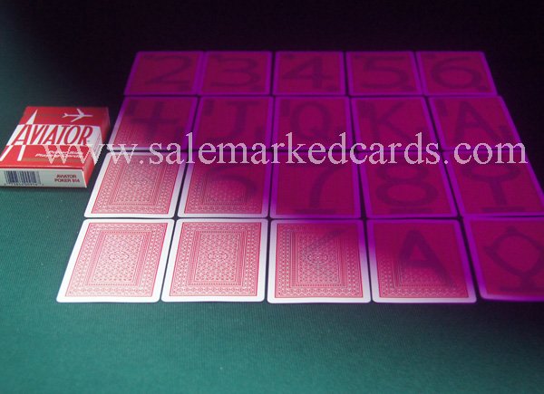 Aviator gemarkeerde kaarten